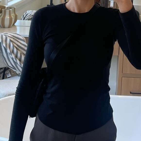 TNA | TnAction  | Brink Merino Wool Long Sleeve | Black - Picture 4 of 14